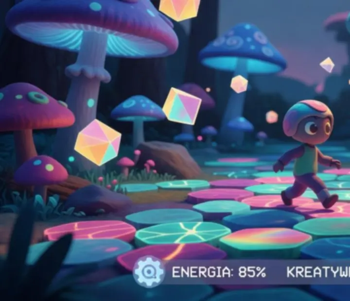 Gameplay z gry indie o stylizowanej grafice