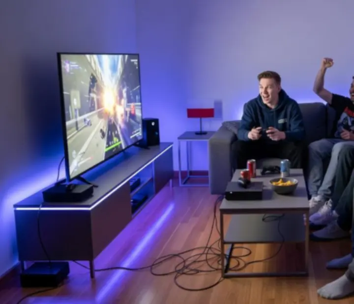 Gracze Xbox biorący udział w wydarzeniu społecznościowym